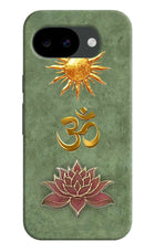 Om & Lotus Google Pixel 10a Back Cover