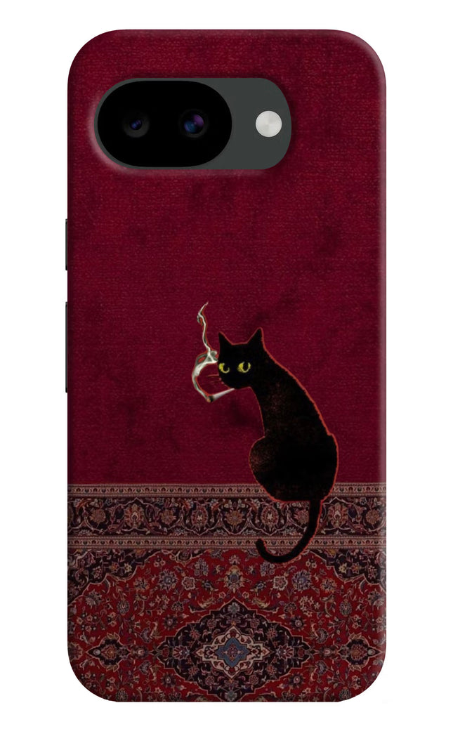 Midnight Cat Google Pixel 10a Hard Case Back Cover by Casekaro