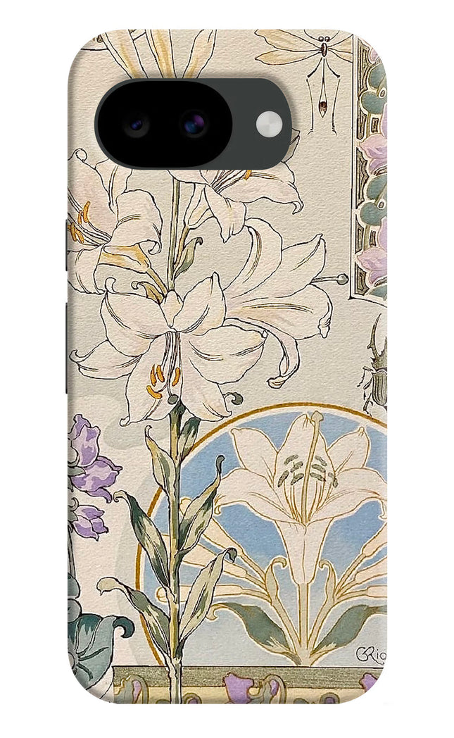 White Lily Google Pixel 10a Hard Case Back Cover by Casekaro