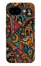 Folk Print Google Pixel 10a Hard Case Back Cover by Casekaro