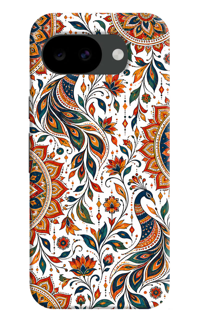White Mayura Google Pixel 10a Hard Case Back Cover by Casekaro