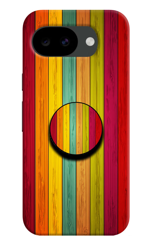 Multicolor Wooden Google Pixel 10a Pop Case by Casekaro