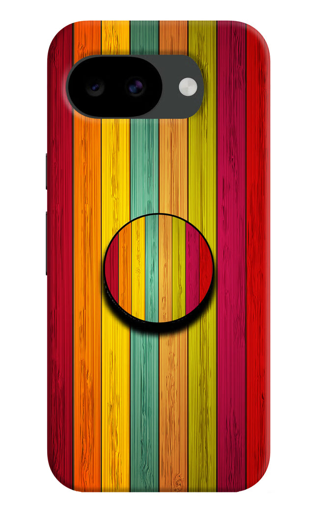 Multicolor Wooden Google Pixel 10a Pop Case by Casekaro