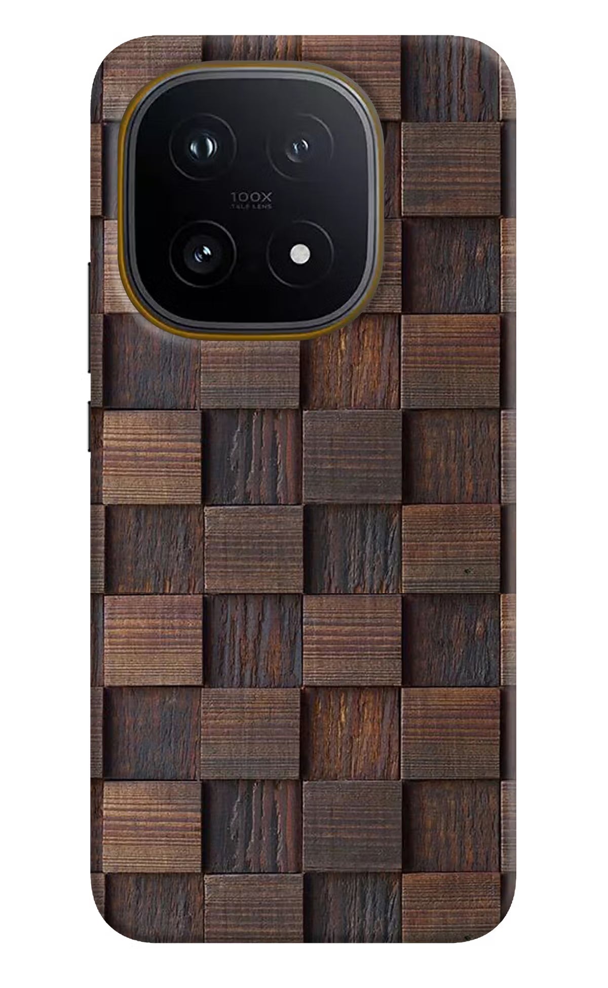 Wooden Cube Design iQOO 15 5G Hard Case Back Cover by Casekaro