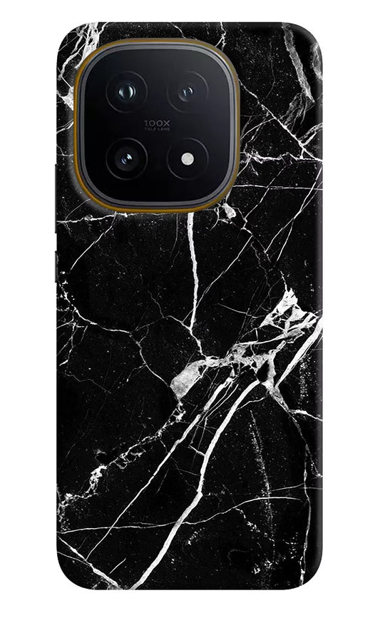 Black Marble Pattern iQOO 15 5G Hard Case Back Cover by Casekaro