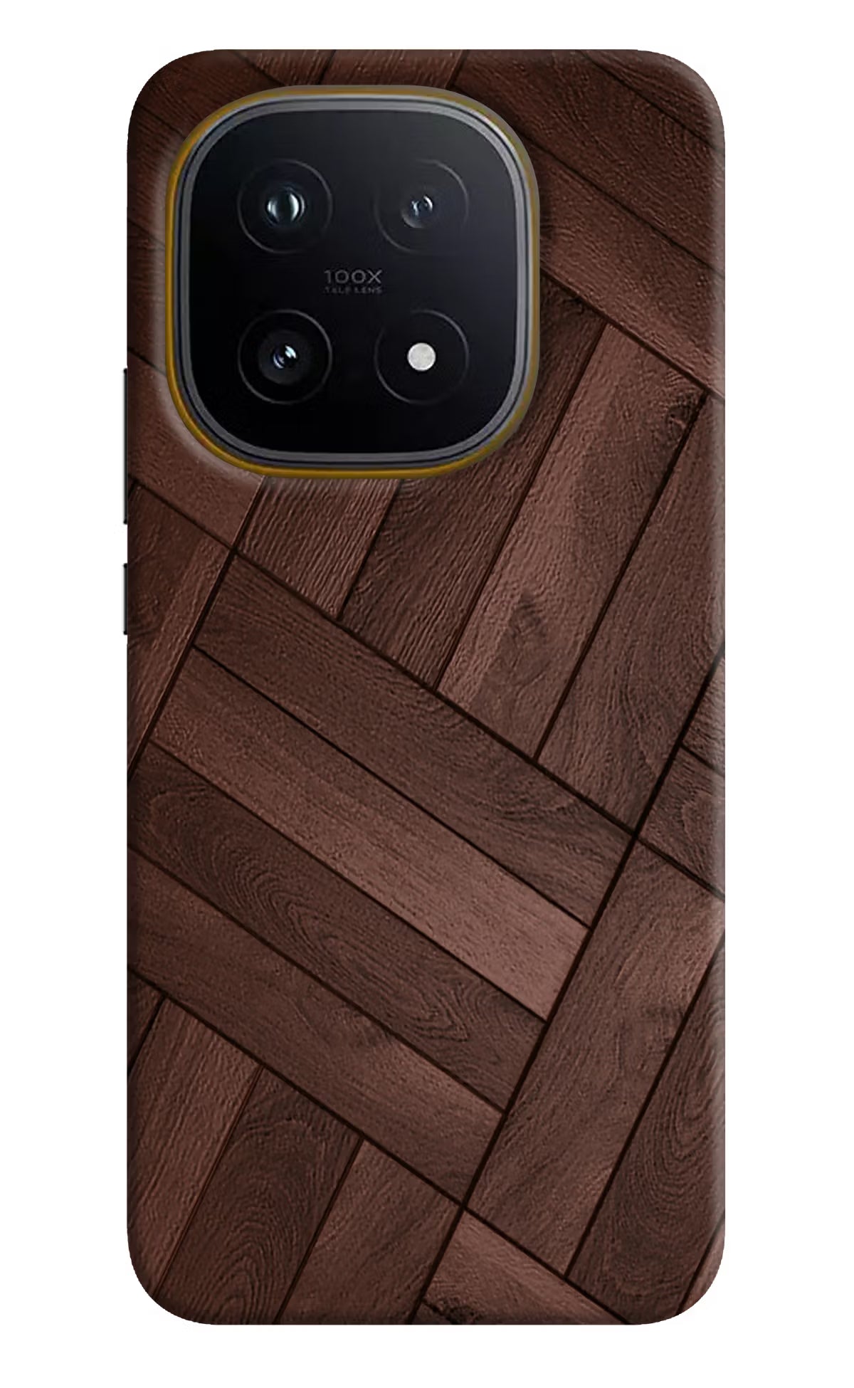 Wooden Texture Design iQOO 15 5G Hard Case Back Cover by Casekaro