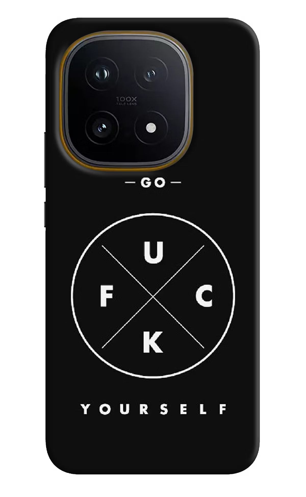 Go Fuck Yourself iQOO 15 5G Hard Case Back Cover by Casekaro