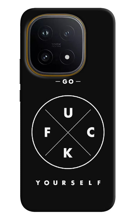 Go Fuck Yourself iQOO 15 5G Hard Case Back Cover by Casekaro