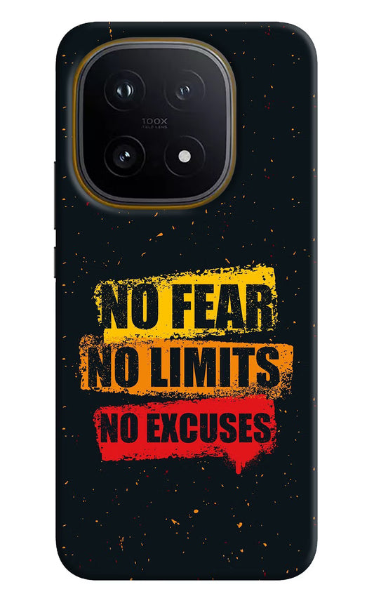 No Fear No Limits No Excuse iQOO 15 5G Hard Case Back Cover by Casekaro