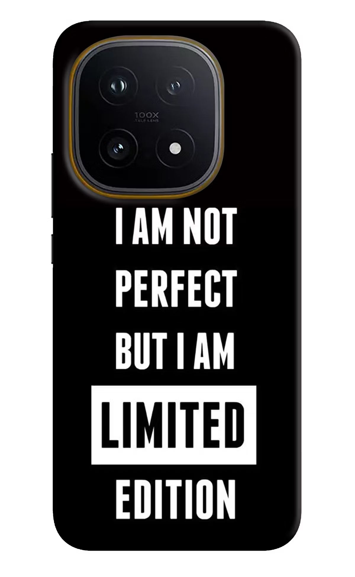 I Am Not Perfect But I Am Limited Edition iQOO 15 5G Hard Case Back Cover by Casekaro