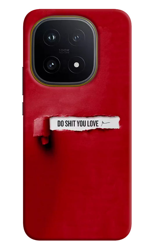 Do Shit You Love iQOO 15 5G Hard Case Back Cover by Casekaro