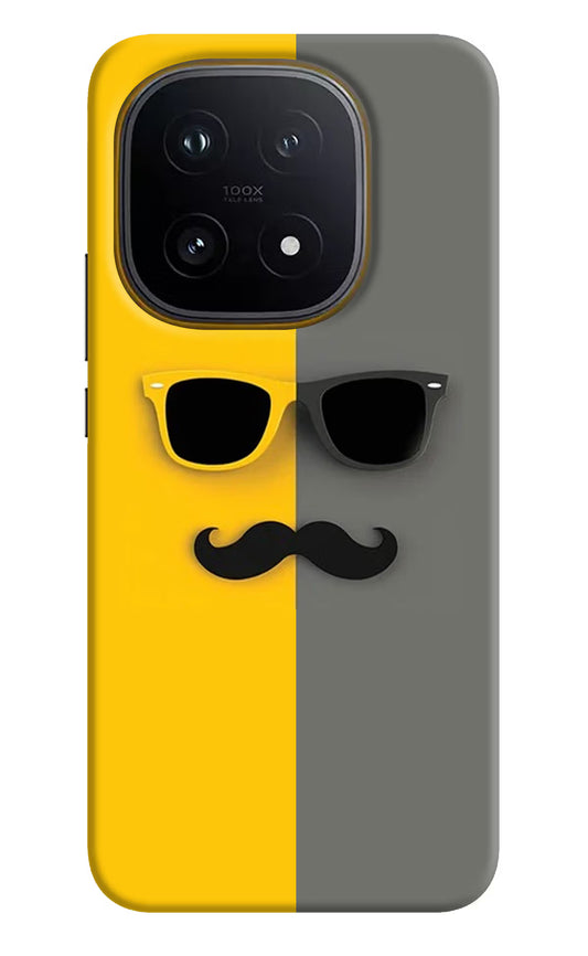 Sunglasses with Mustache iQOO 15 5G Hard Case Back Cover by Casekaro