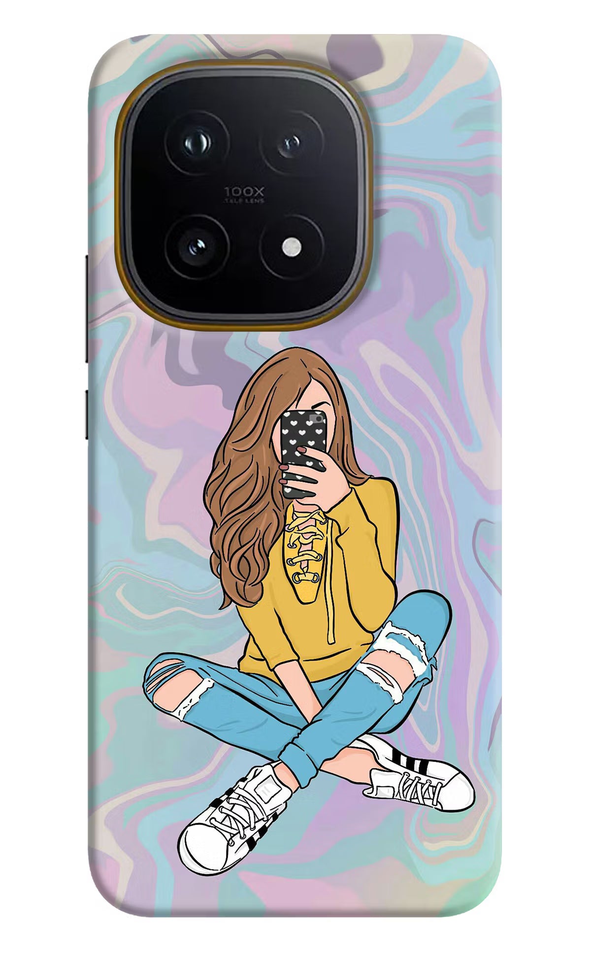 Selfie Girl iQOO 15 5G Hard Case Back Cover by Casekaro