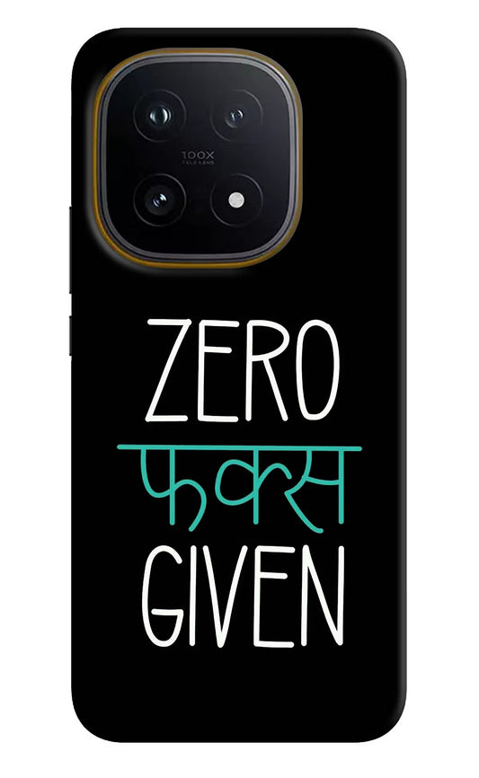 Zero Fucks Given iQOO 15 5G Hard Case Back Cover by Casekaro