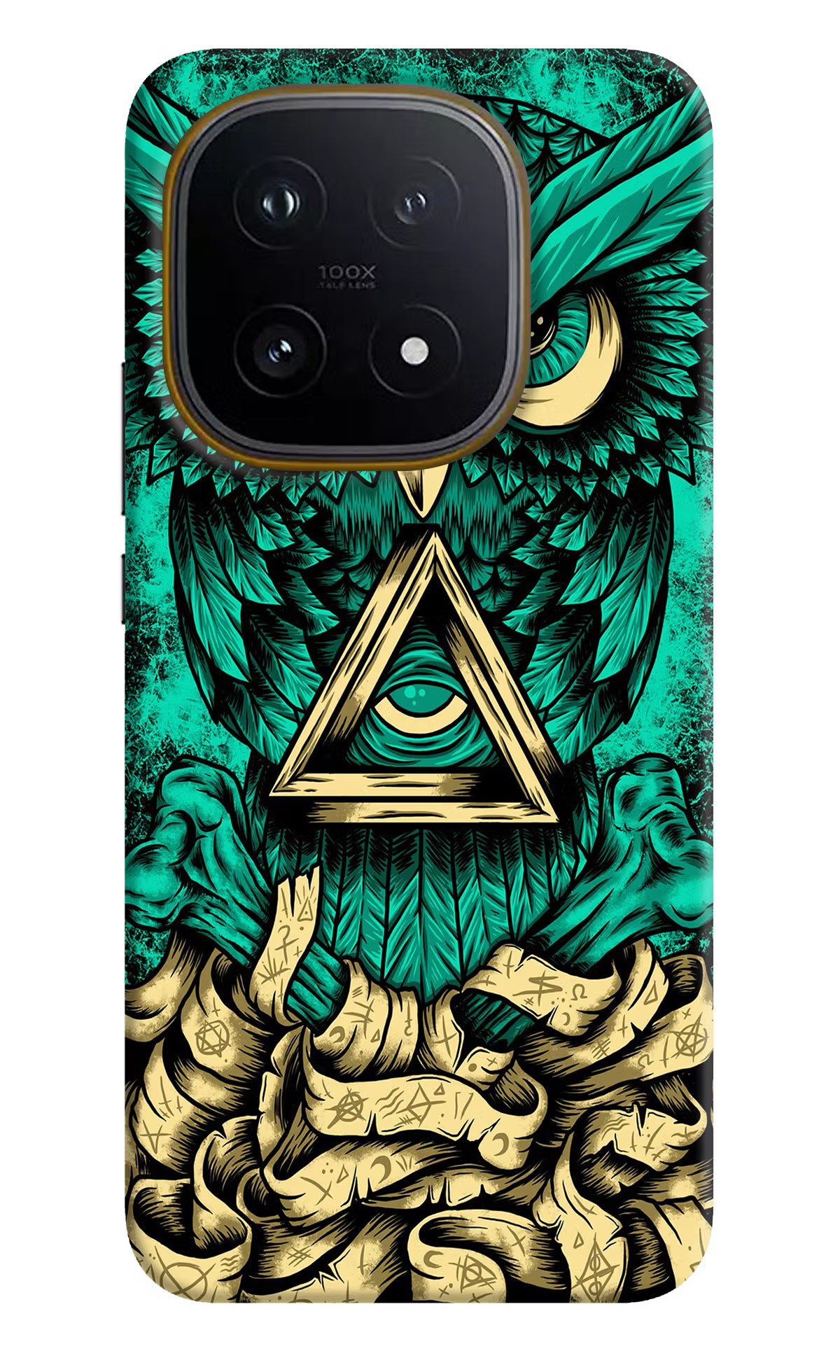 Green Owl iQOO 15 5G Hard Case Back Cover by Casekaro