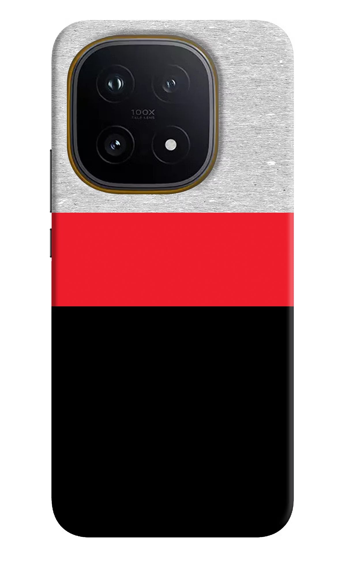 Tri Color Pattern iQOO 15 5G Hard Case Back Cover by Casekaro