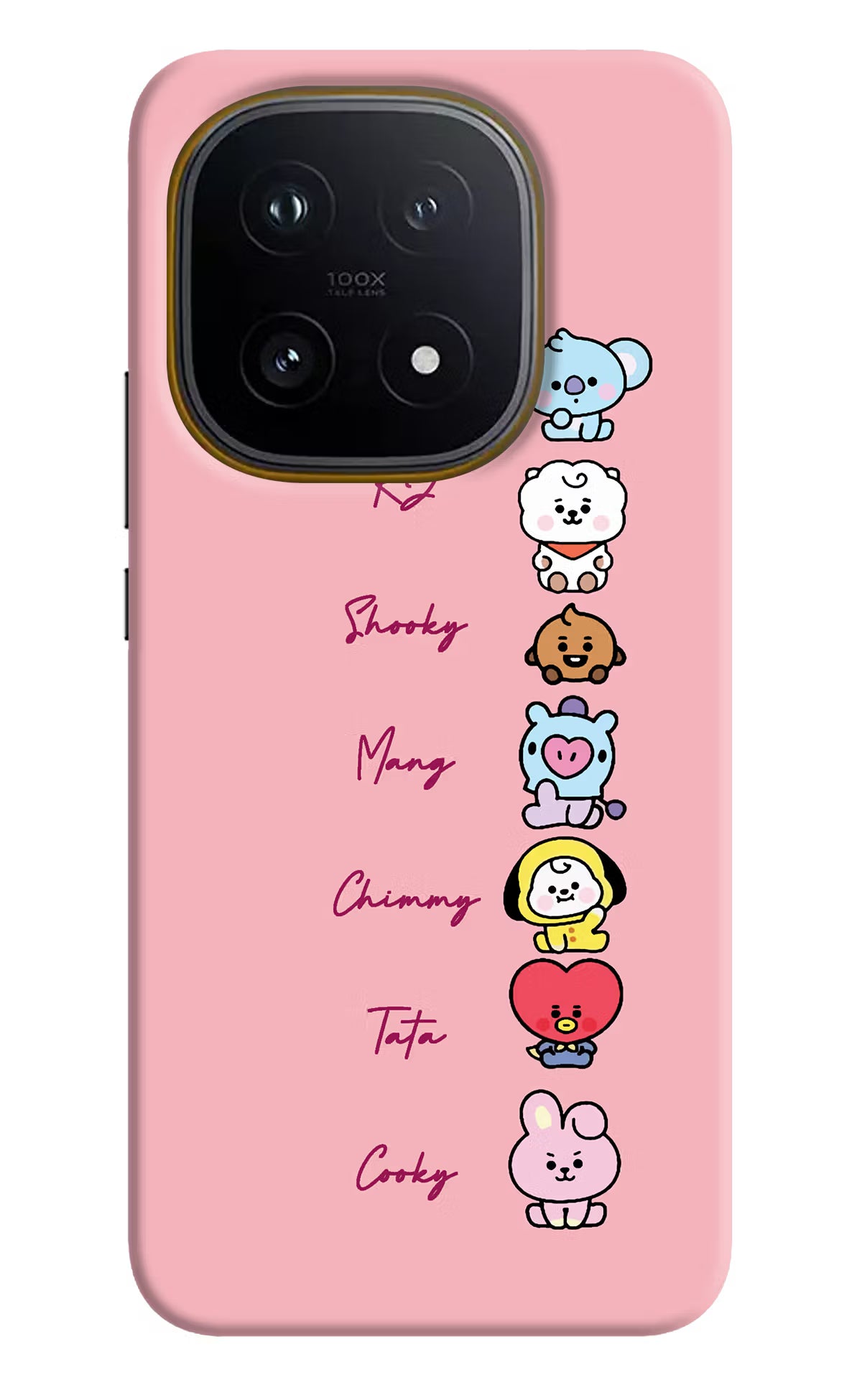BTS names iQOO 15 5G Hard Case Back Cover by Casekaro