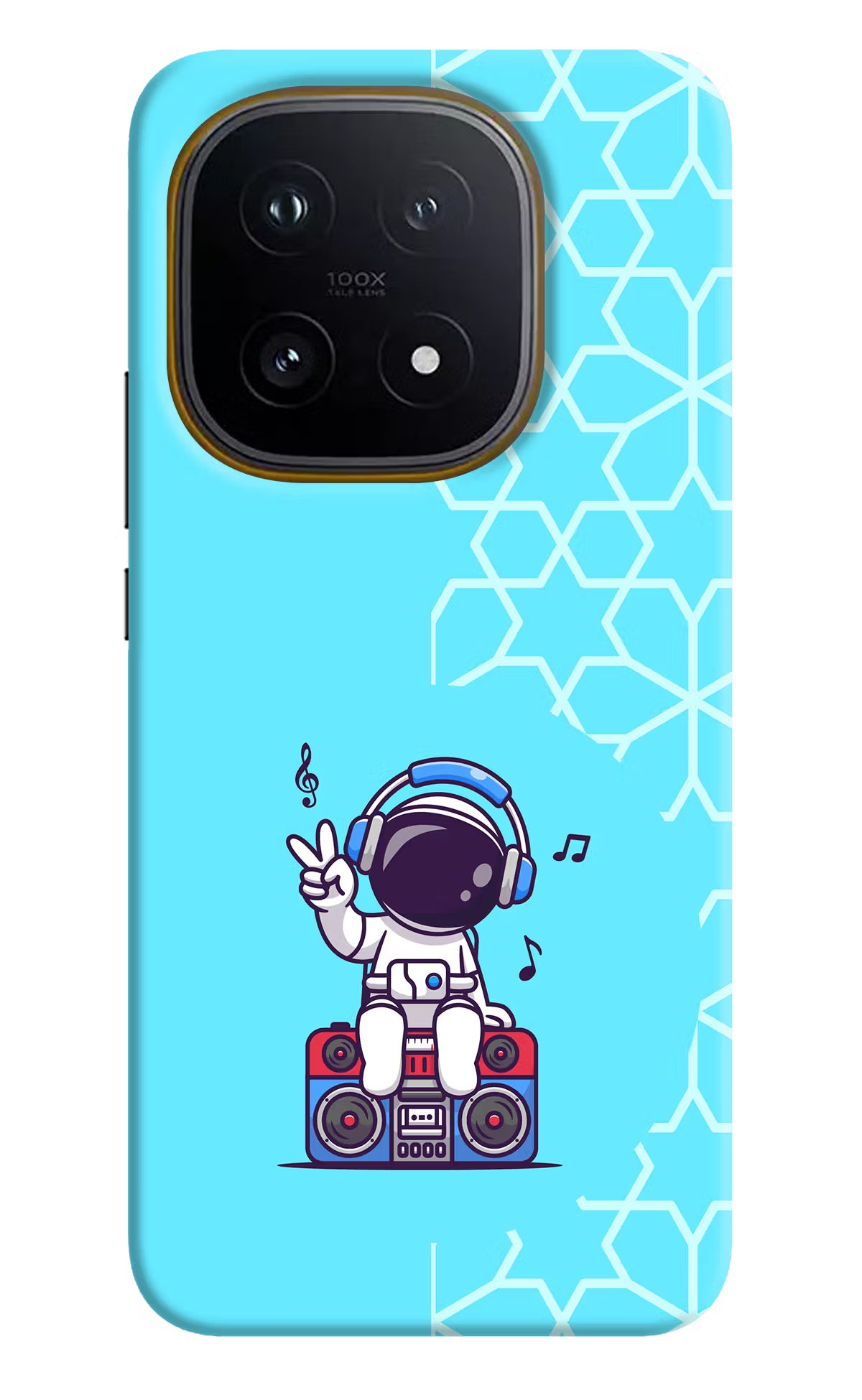 Cute Astronaut Chilling iQOO 15 5G Hard Case Back Cover by Casekaro