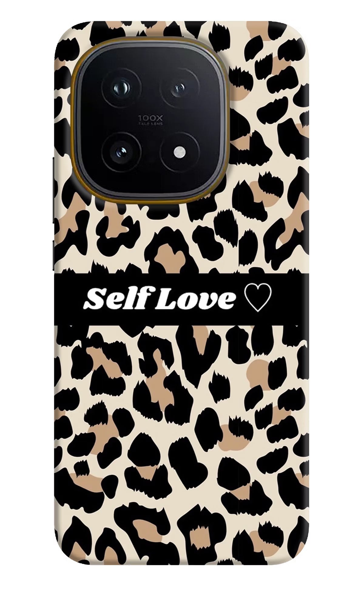 Leopard Print Self Love iQOO 15 5G Hard Case Back Cover by Casekaro