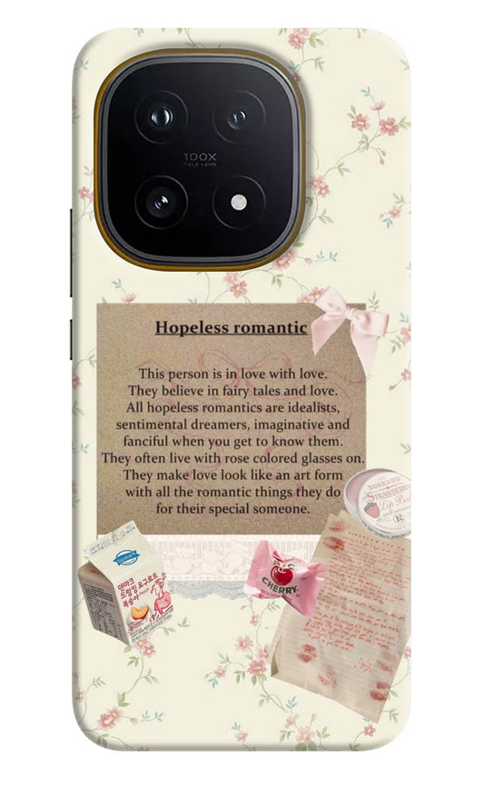 Hopeless Romantic iQOO 15 5G Hard Case Back Cover by Casekaro