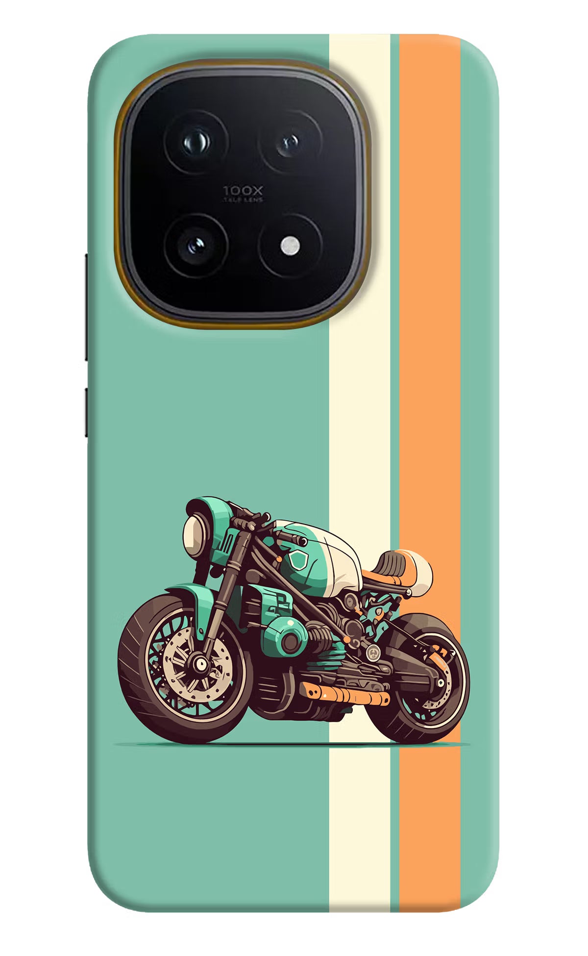 Striped Moto Drift iQOO 15 5G Hard Case Back Cover by Casekaro