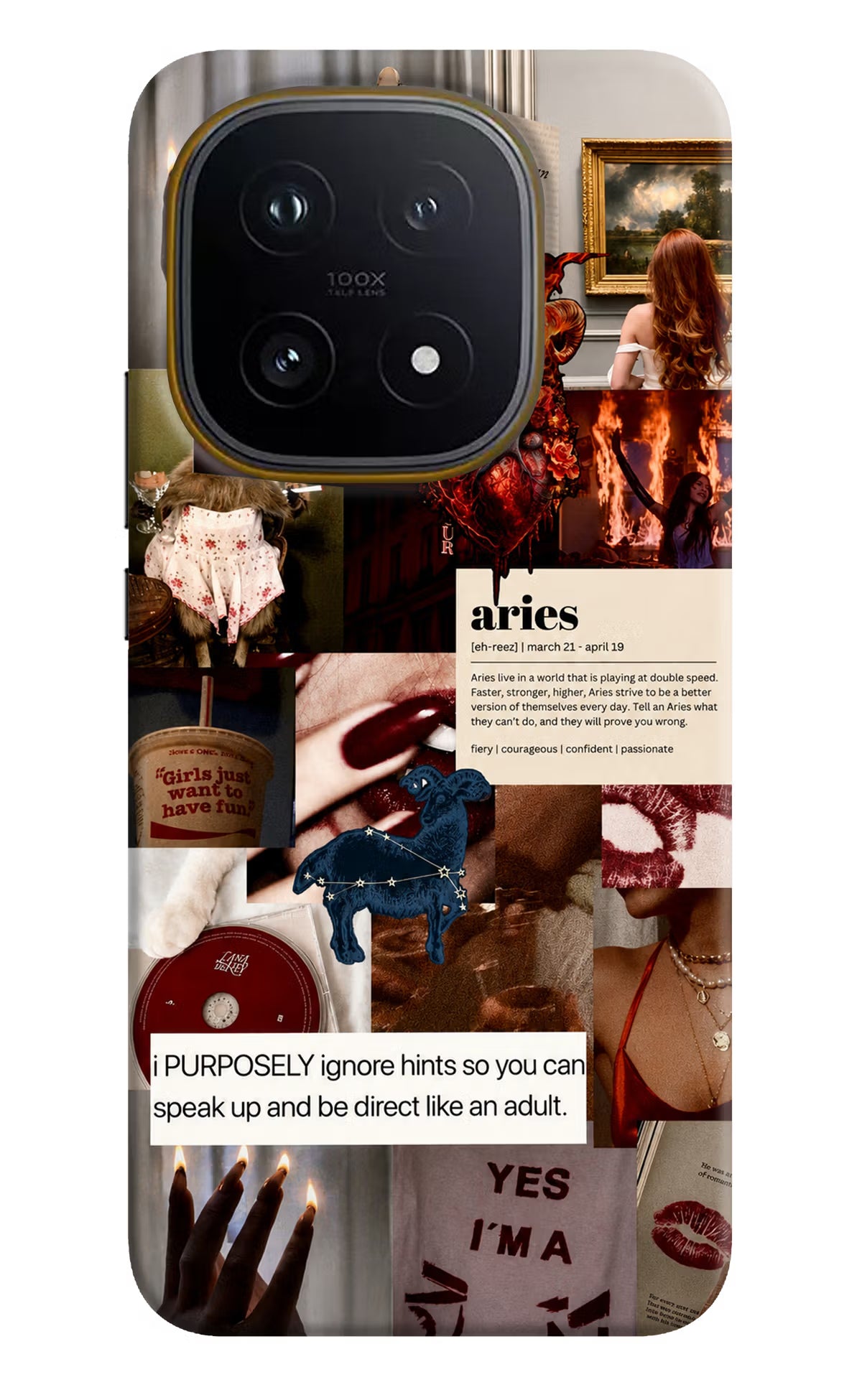 Zodiac Aries iQOO 15 5G Back Cover