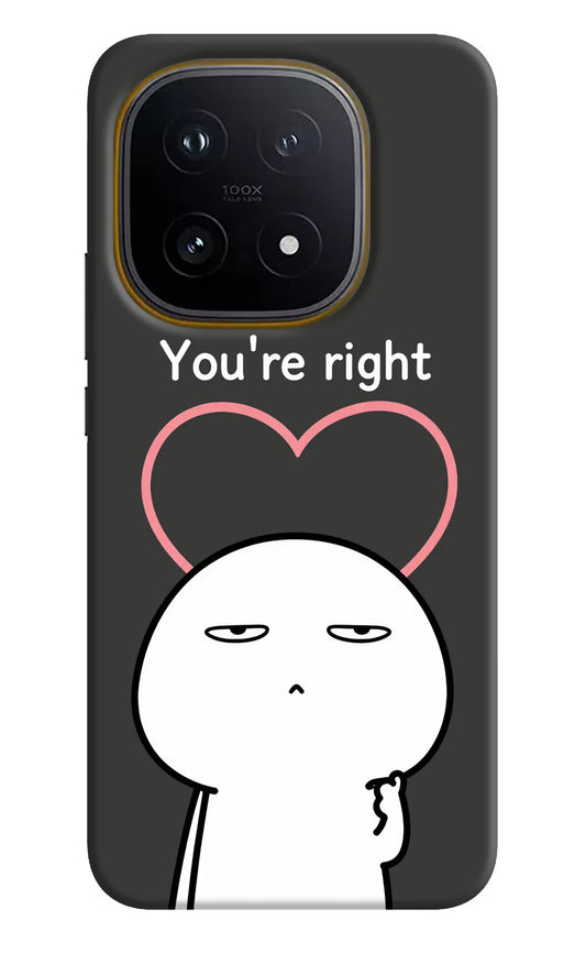 You're Right iQOO 15 5G Hard Case Back Cover by Casekaro