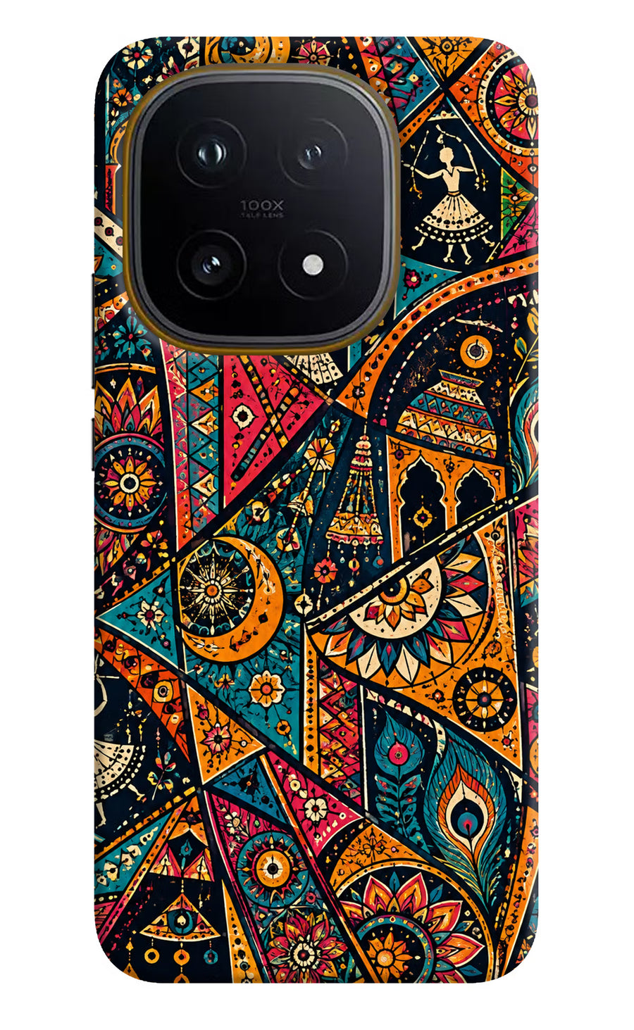 Folk Print iQOO 15 5G Back Cover, Hard case