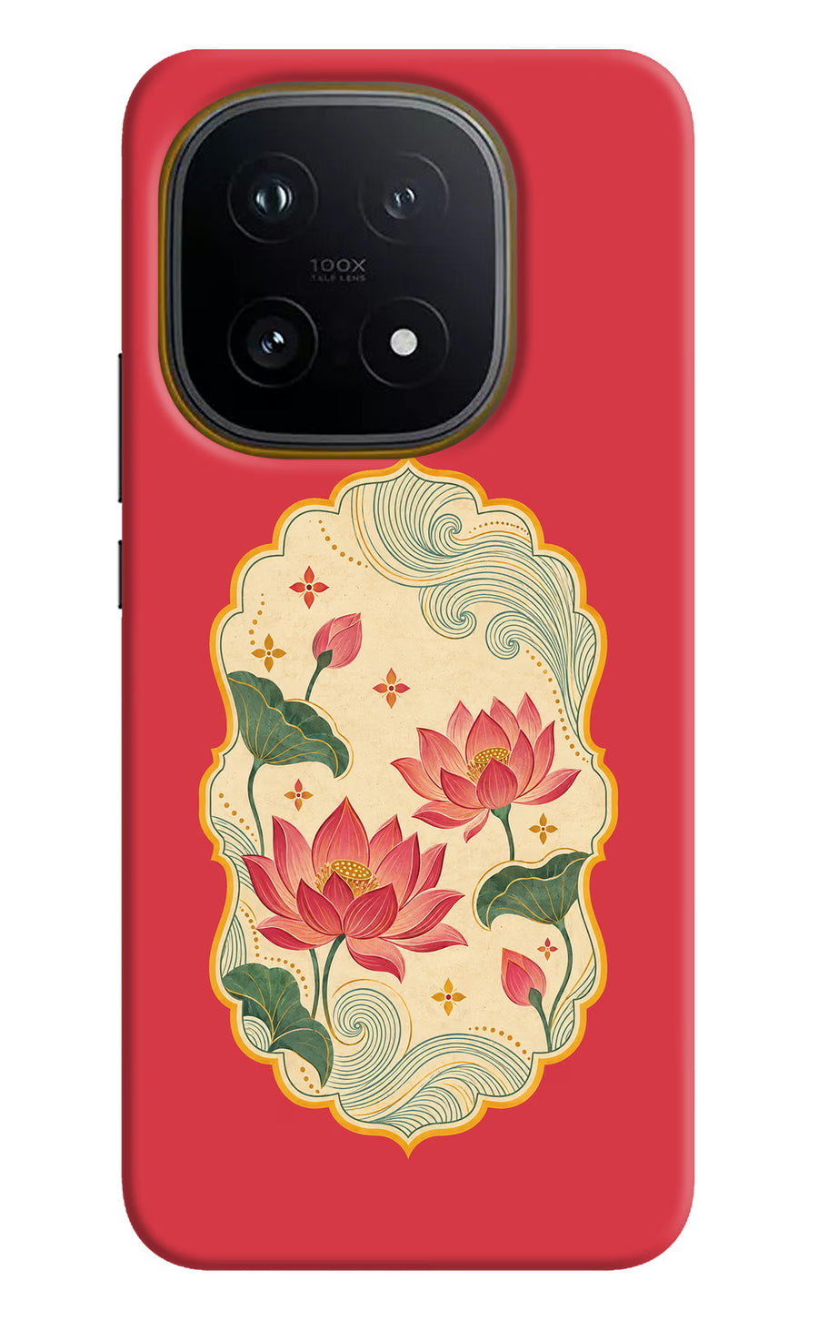 Pink Lotus iQOO 15 5G Back Cover, Hard case