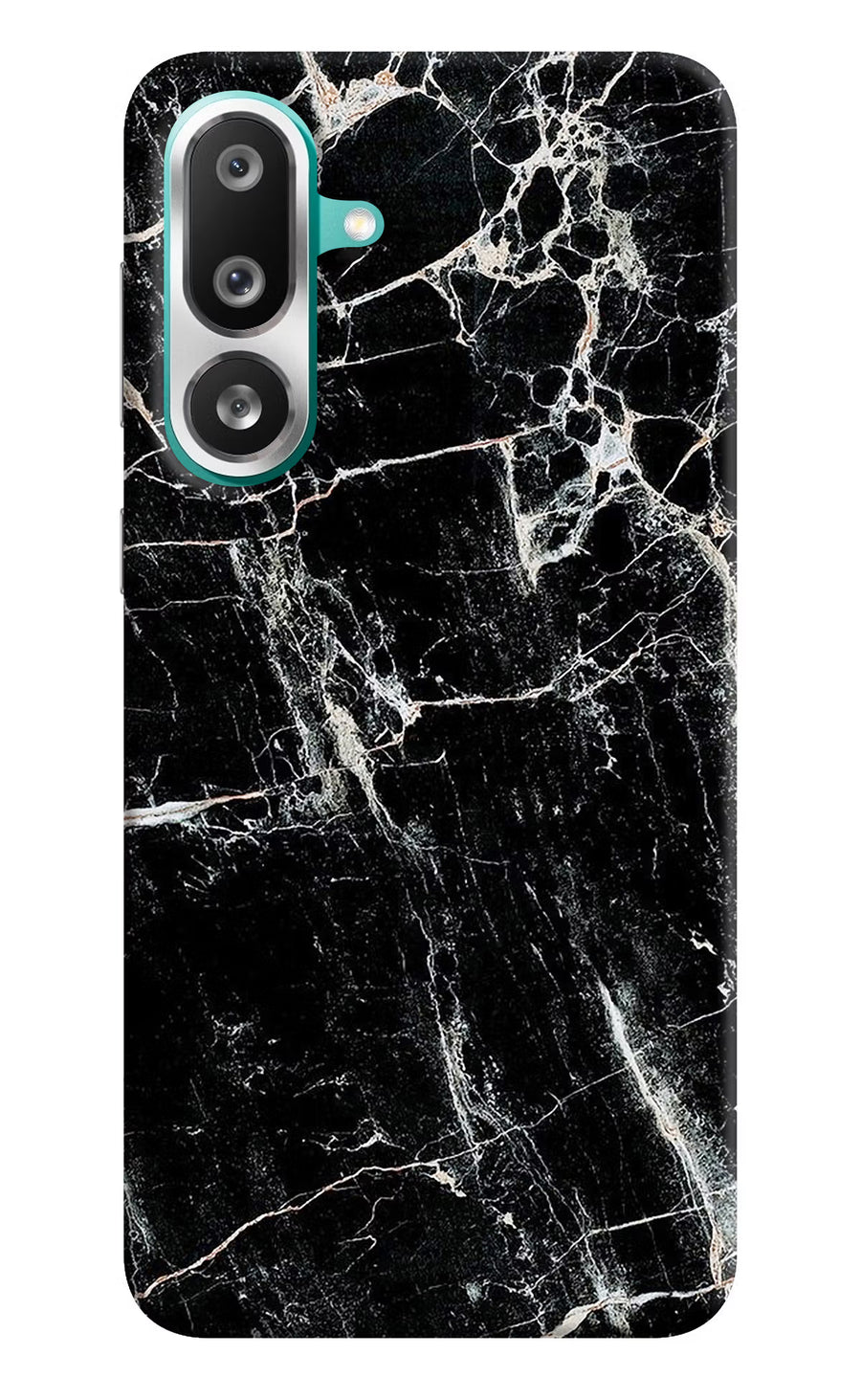 Black Marble Texture Samsung F56 Back Cover, Hard case