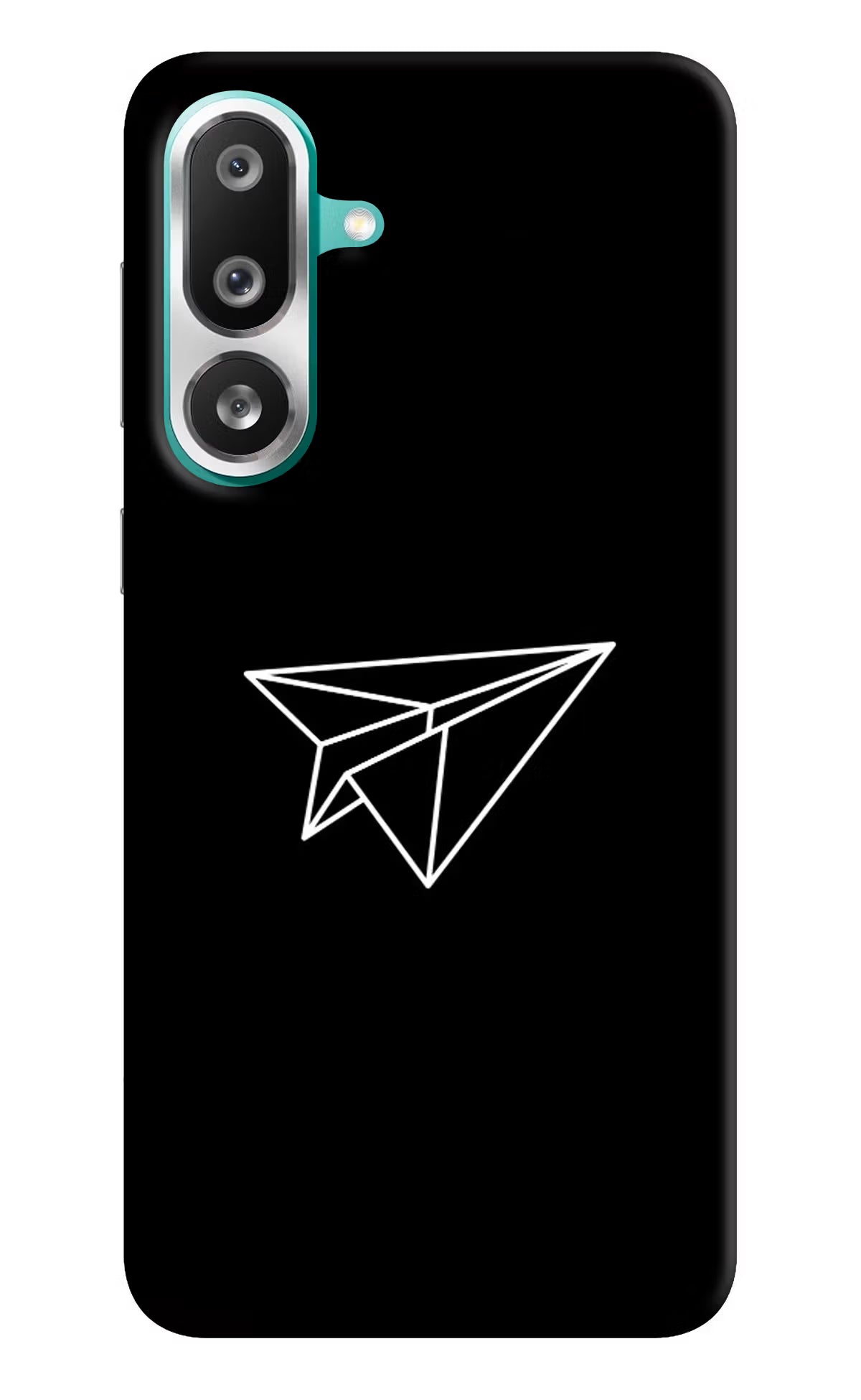 Paper Plane White Samsung F56 Hard Case Back Cover by Casekaro