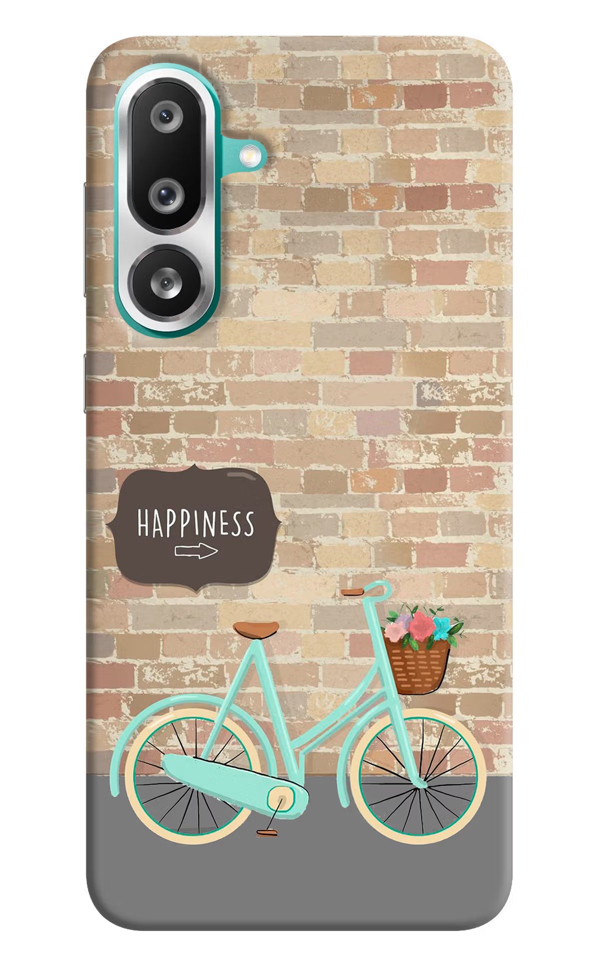 Happiness Artwork Samsung F56 Hard Case Back Cover by Casekaro