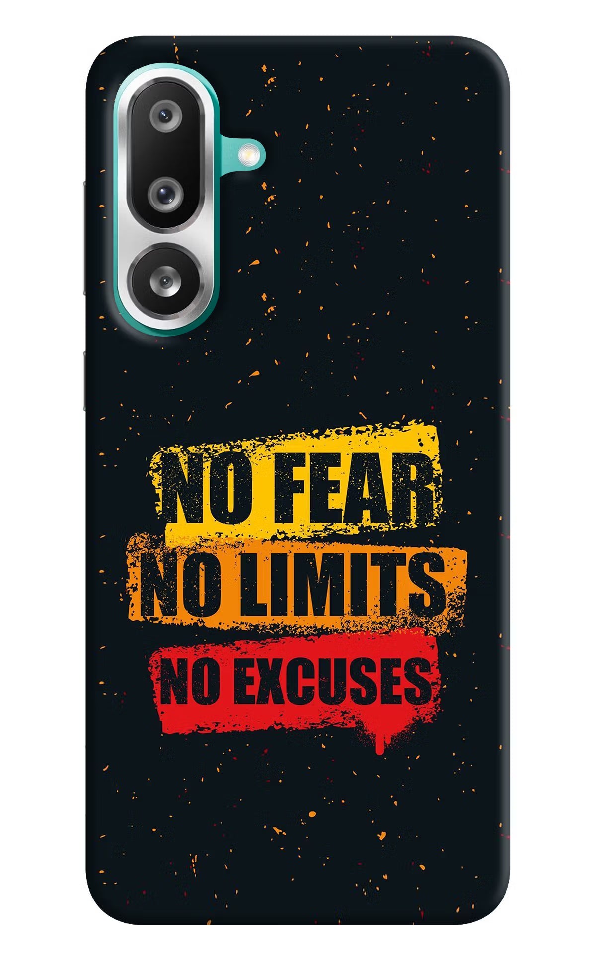 No Fear No Limits No Excuse Samsung F56 Hard Case Back Cover by Casekaro