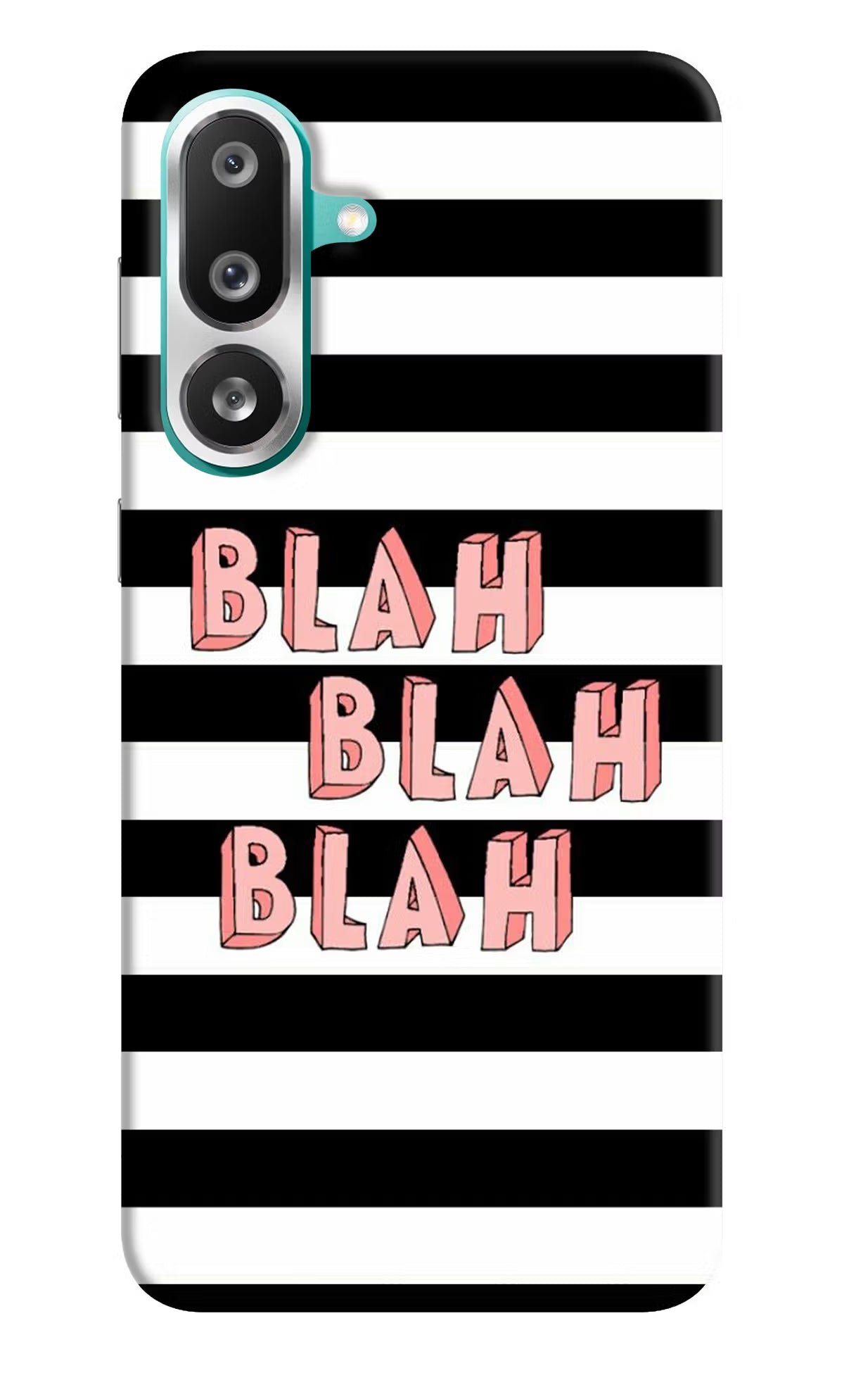 Blah Blah Blah Samsung F56 Hard Case Back Cover by Casekaro