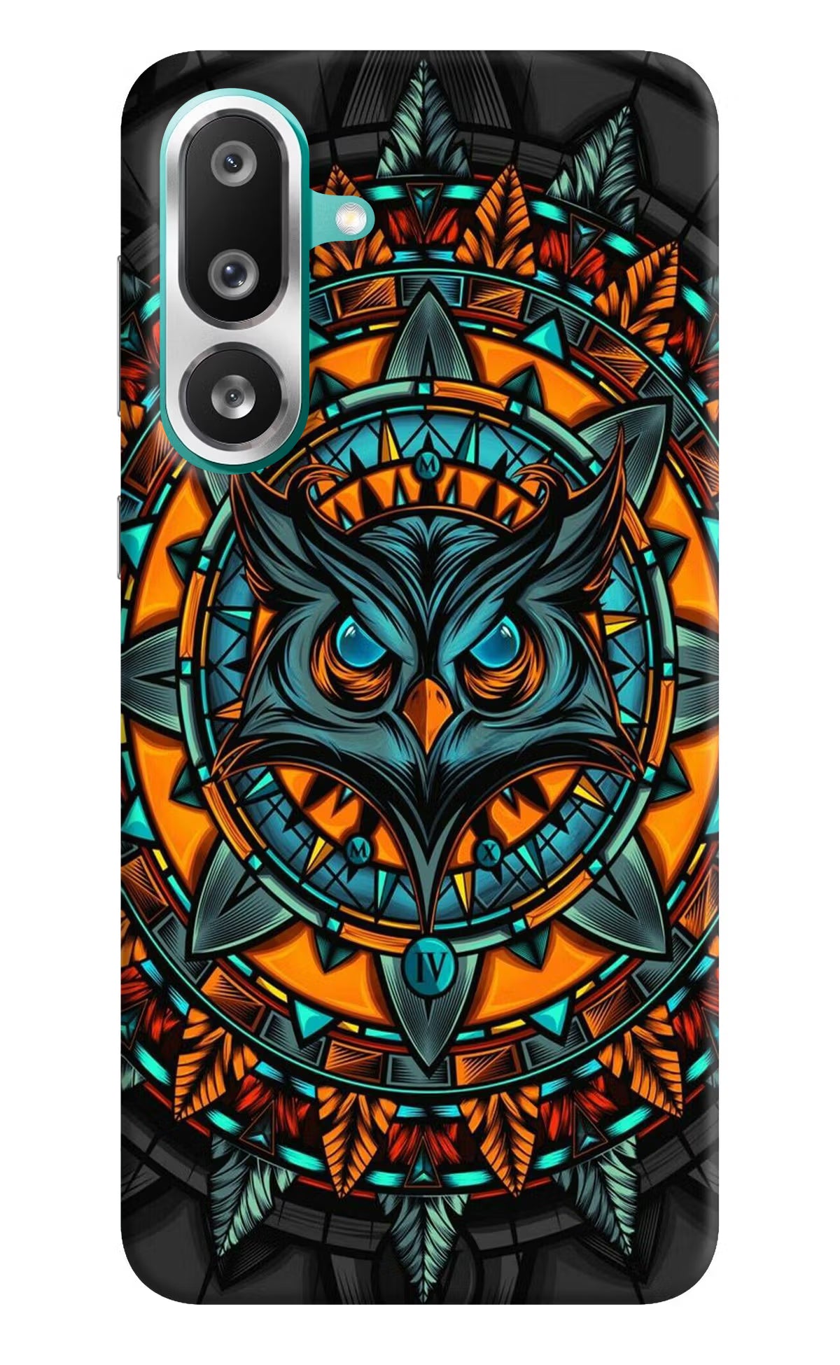 Angry Owl Art Samsung F56 Hard Case Back Cover by Casekaro
