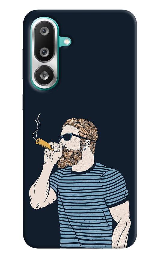 Smoking Samsung F56 Hard Case Back Cover by Casekaro
