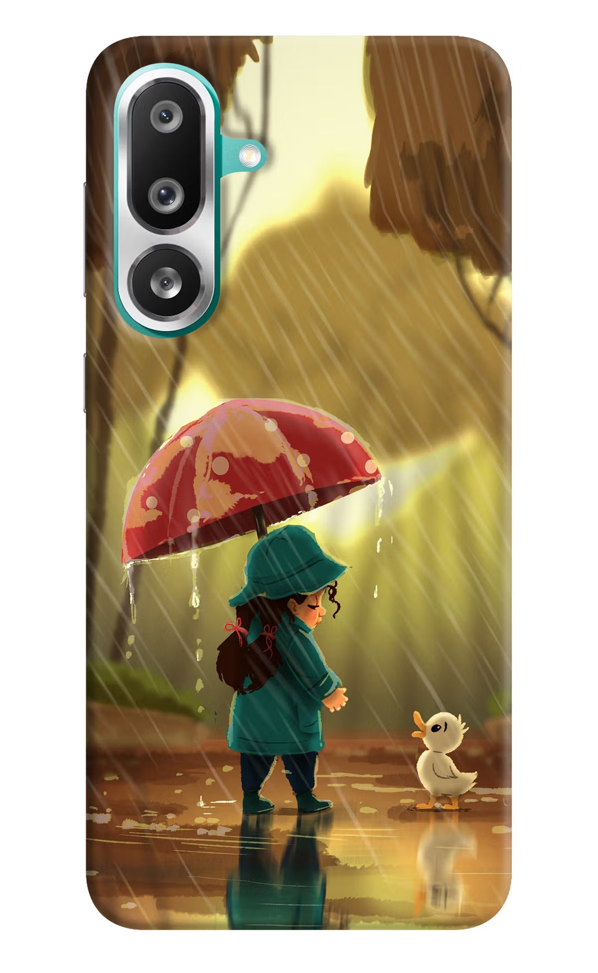 Rainy Day Samsung F56 Hard Case Back Cover by Casekaro
