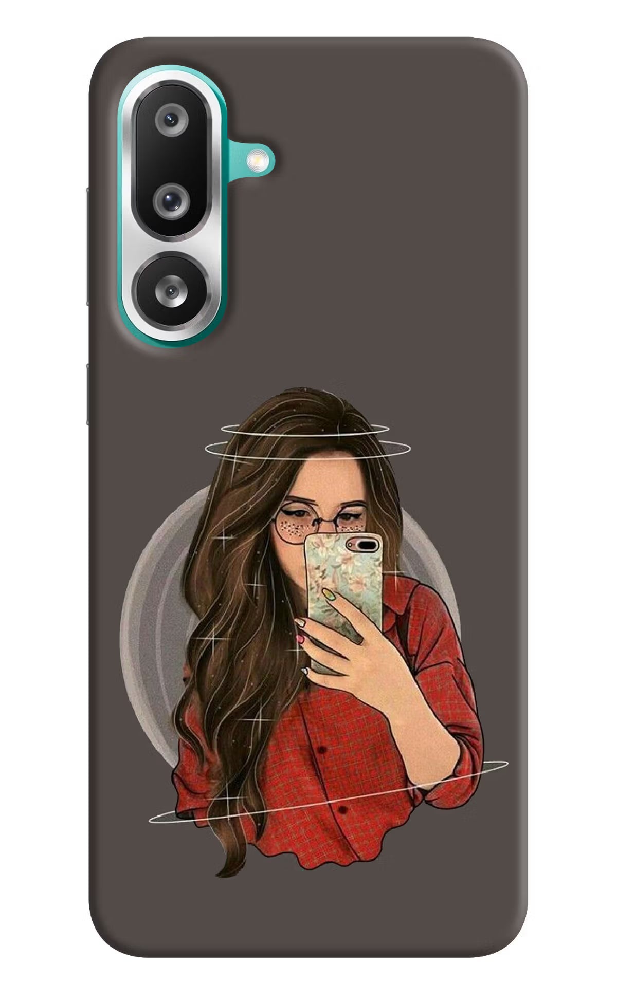 Selfie Queen Samsung F56 Hard Case Back Cover by Casekaro