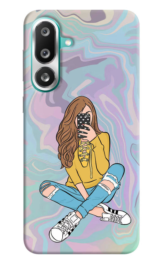 Selfie Girl Samsung F56 Hard Case Back Cover by Casekaro