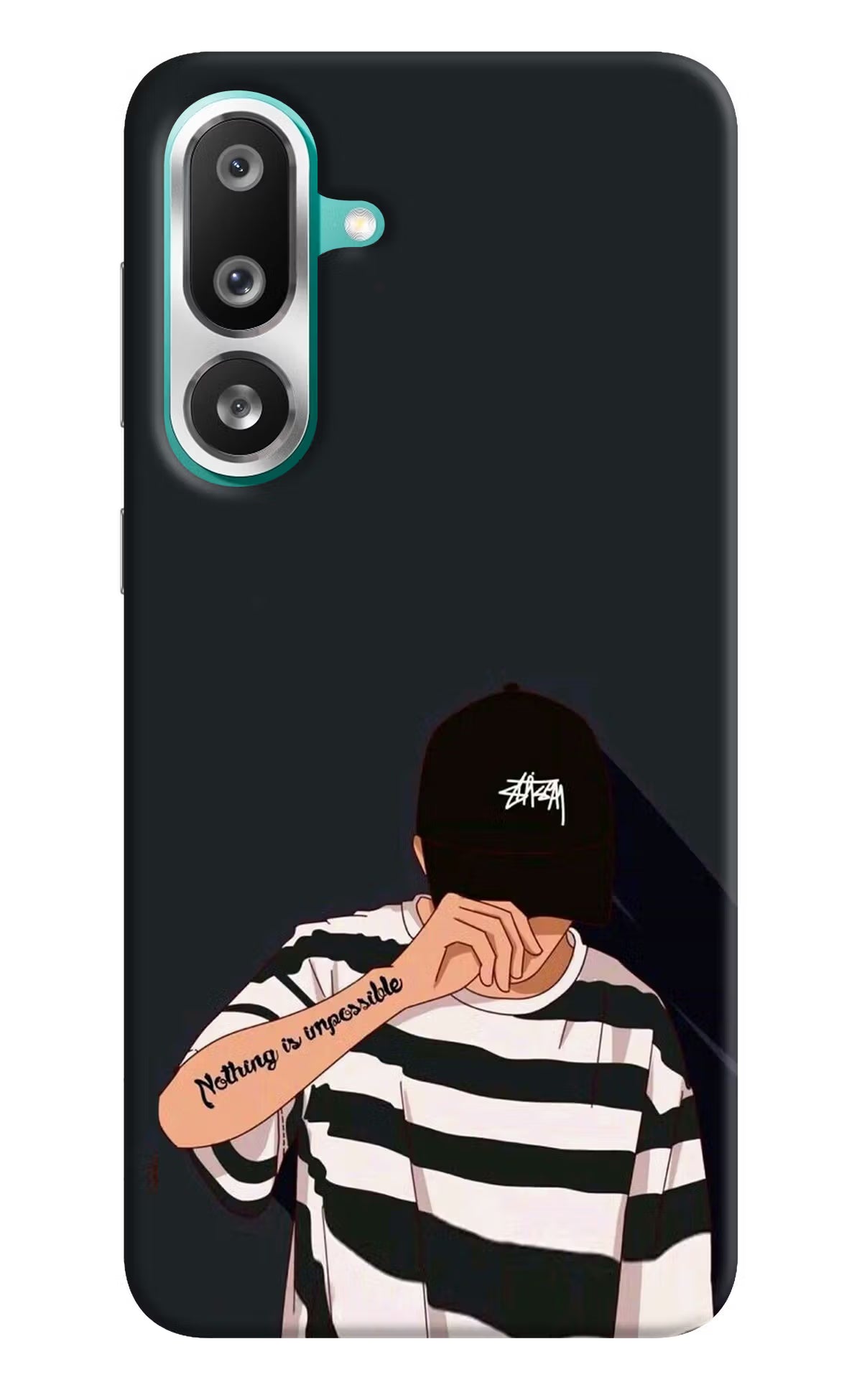 Aesthetic Boy Samsung F56 Hard Case Back Cover by Casekaro