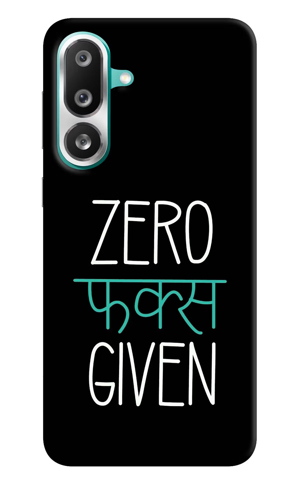 Zero Fucks Given Samsung F56 Hard Case Back Cover by Casekaro