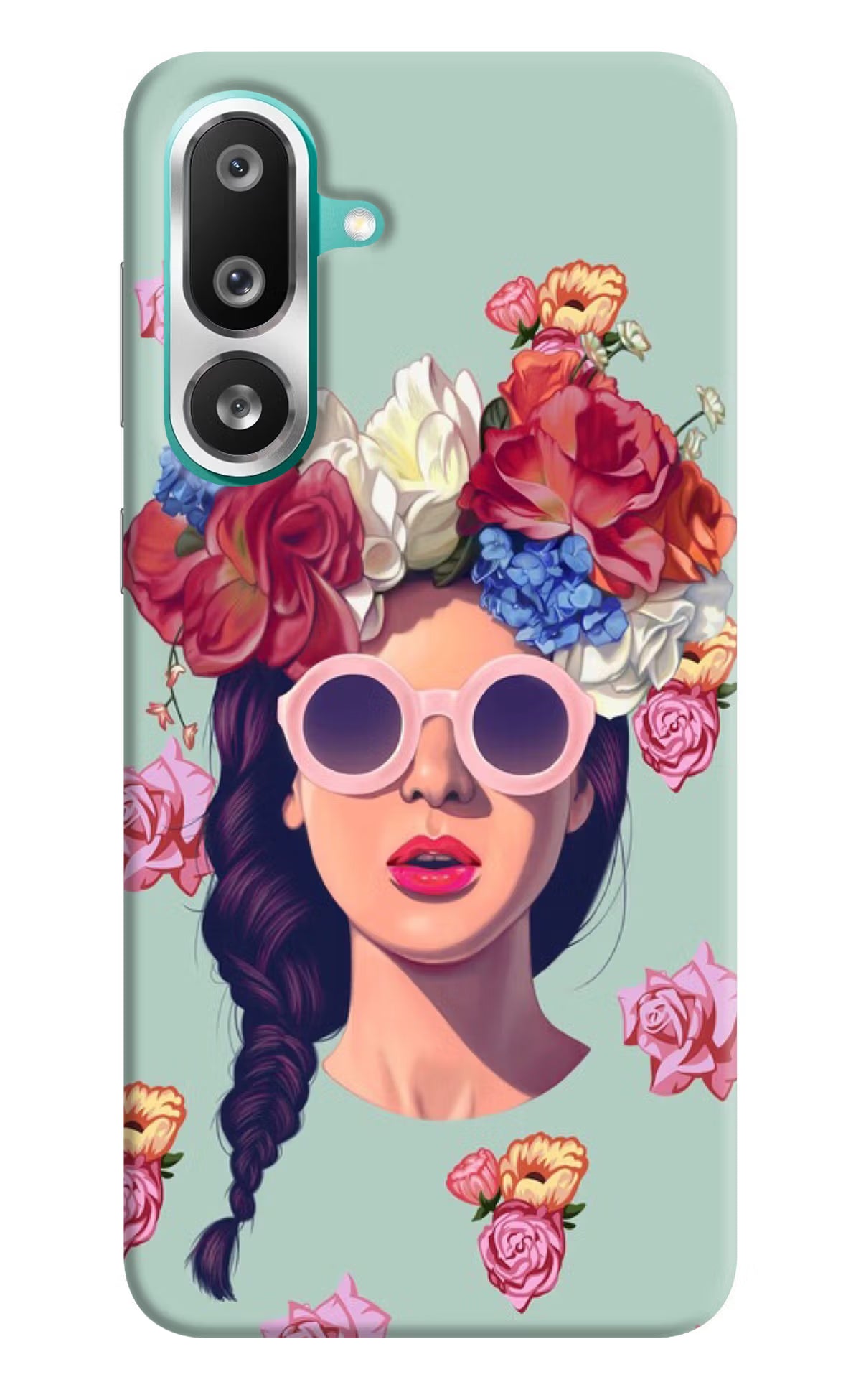Pretty Girl Samsung F56 Hard Case Back Cover by Casekaro