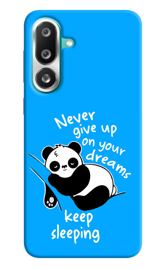 Keep Sleeping Samsung F56 Hard Case Back Cover by Casekaro