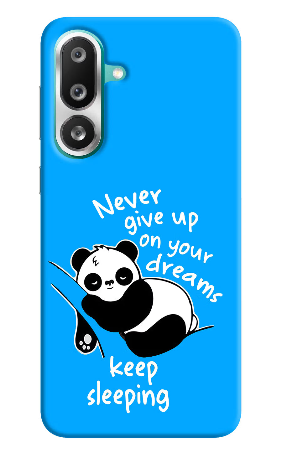 Keep Sleeping Samsung F56 Back Cover, Hard case