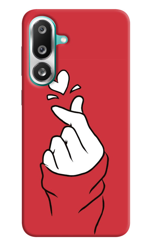 Korean Love Sign Samsung F56 Hard Case Back Cover by Casekaro