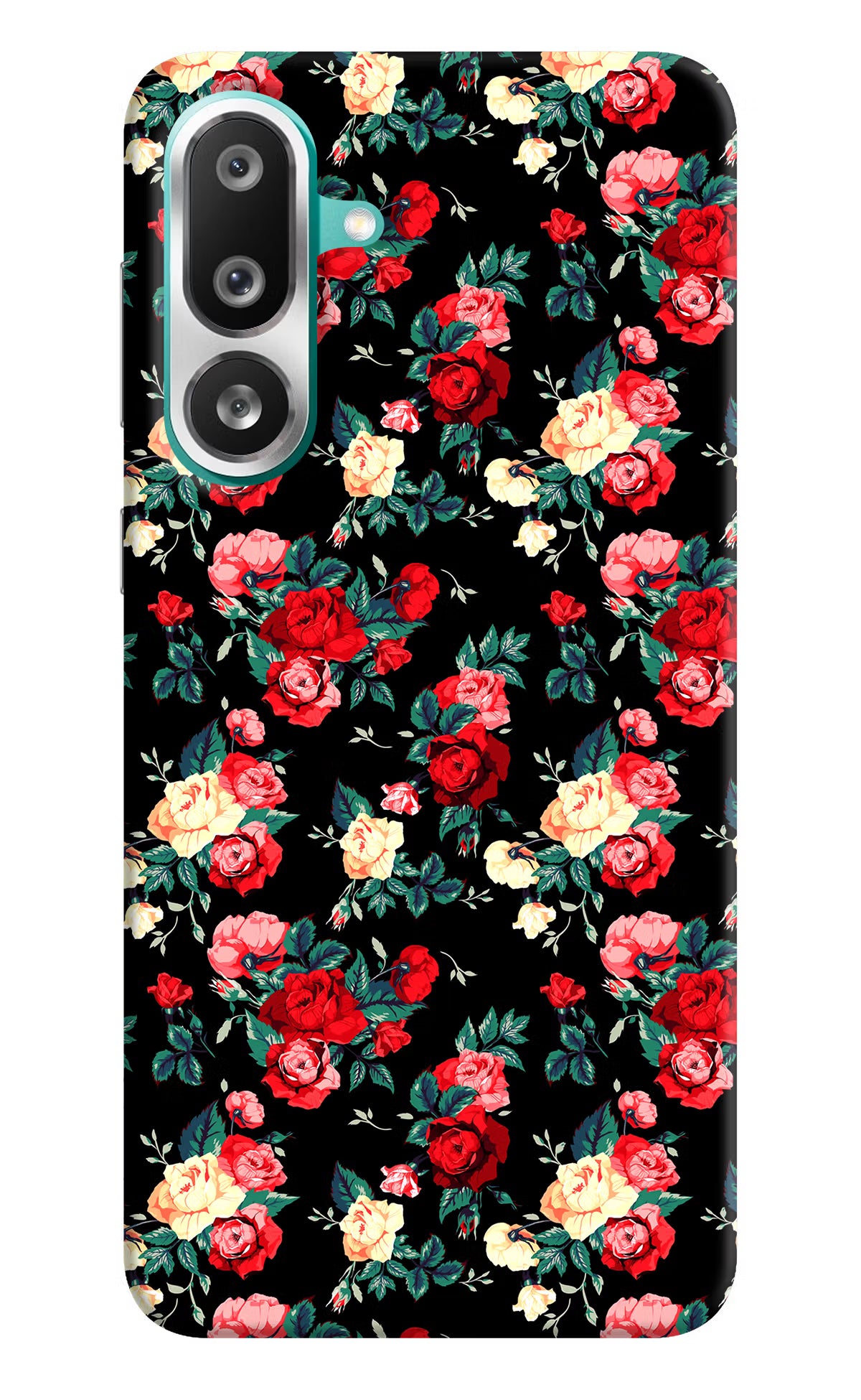 Rose Pattern Samsung F56 Hard Case Back Cover by Casekaro