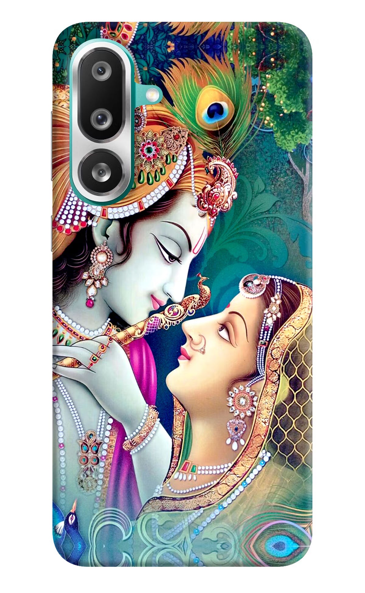 Lord Radha Krishna Samsung F56 Hard Case Back Cover by Casekaro