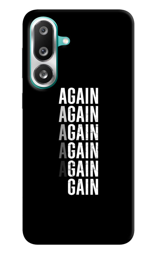 Again Again Gain Samsung F56 Hard Case Back Cover by Casekaro