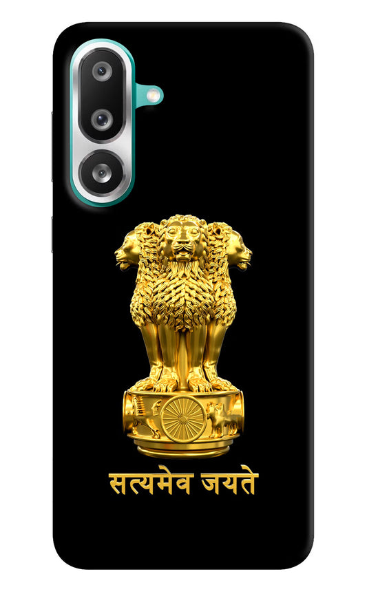 Satyamev Jayate Golden Samsung F56 Hard Case Back Cover by Casekaro