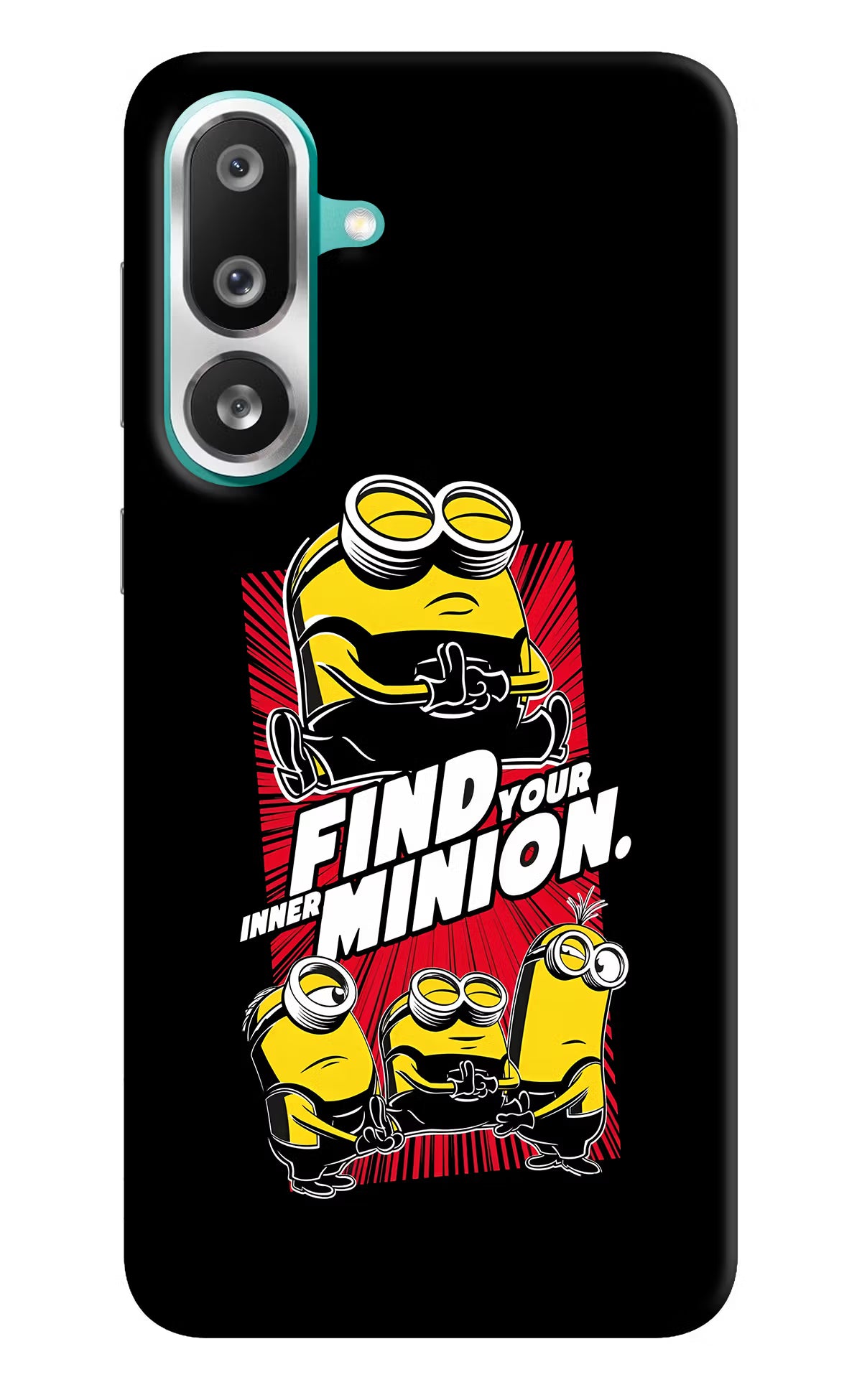 Find your inner Minion Samsung F56 Hard Case Back Cover by Casekaro